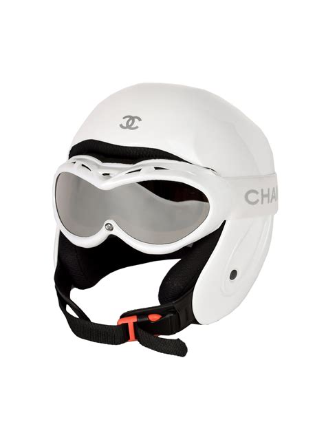 chanel ski set|Chanel ski helmet.